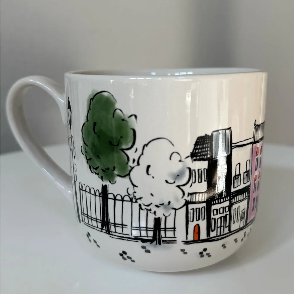 New! 🇫🇷🥐✨Sur La Table Canal St. Martin Stoneware Mug, 15 oz.
